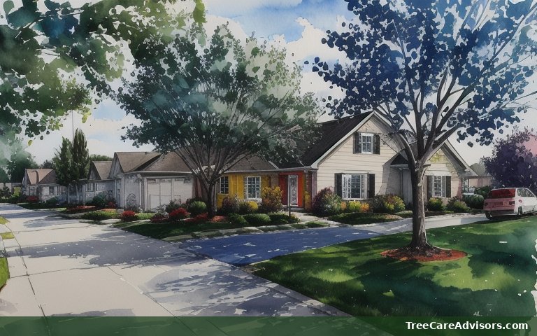 Neighborhood street view in Novato, CA