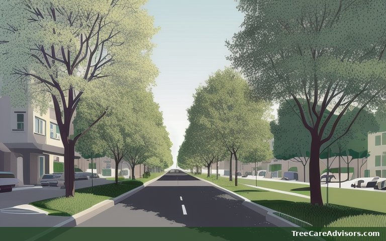 Neighborhood street view in Sunny Slopes, CA