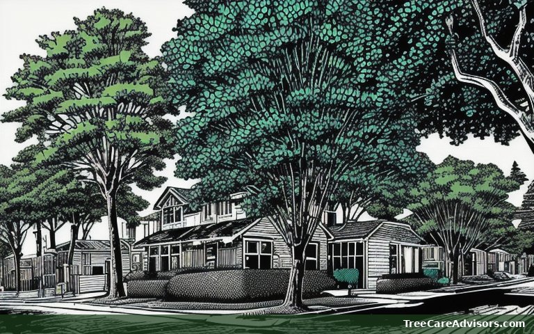 Neighborhood street view in Angwin, CA