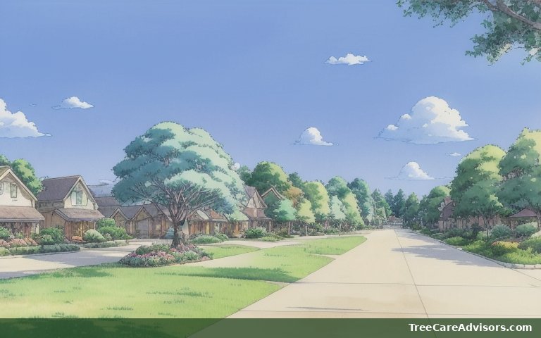 Neighborhood street view in Yorba Linda, CA