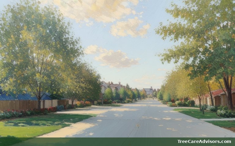 Neighborhood street view in Stonegate, CO