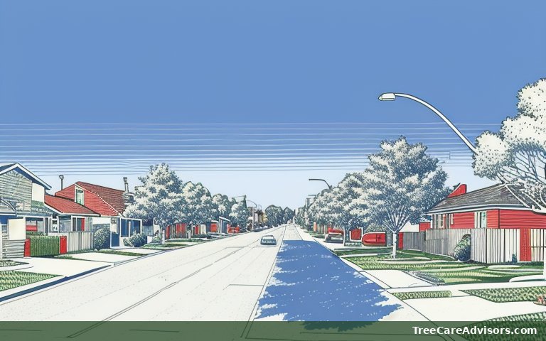 Neighborhood street view in Mountain Meadows, CO