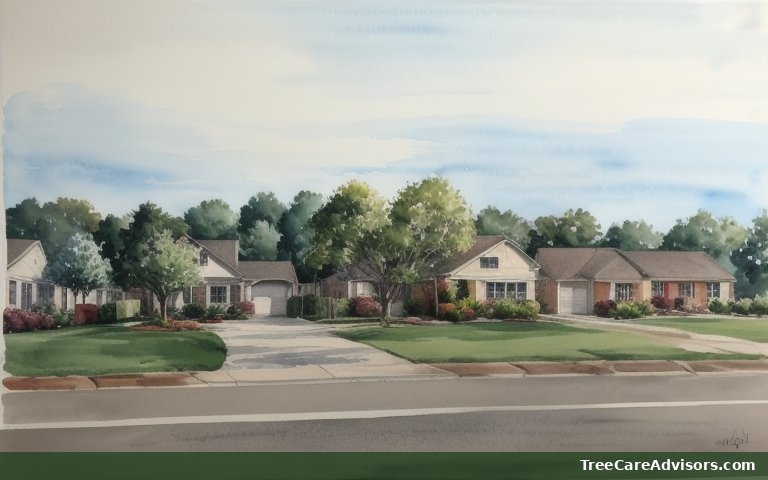 Neighborhood street view in Pine Valley, CO