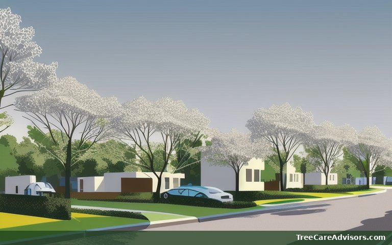 Neighborhood street view in Riverside, CT