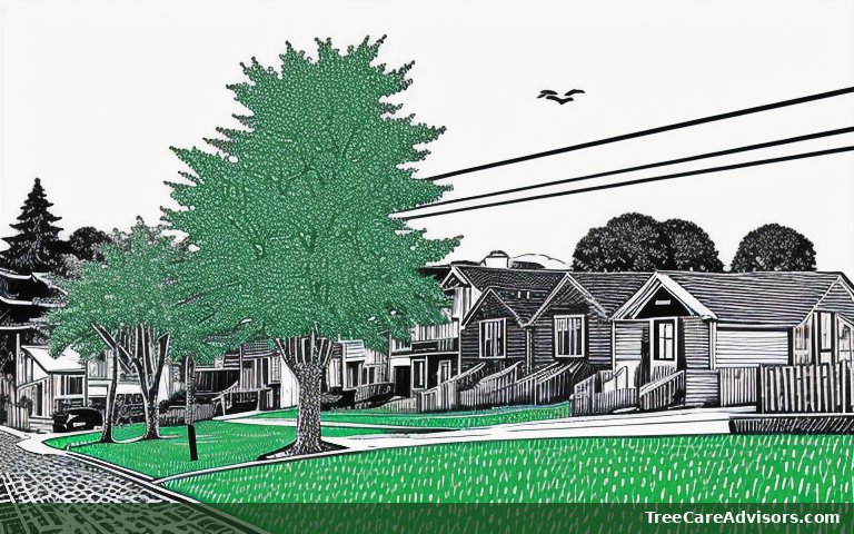 Neighborhood street view in Bridgewater, CT