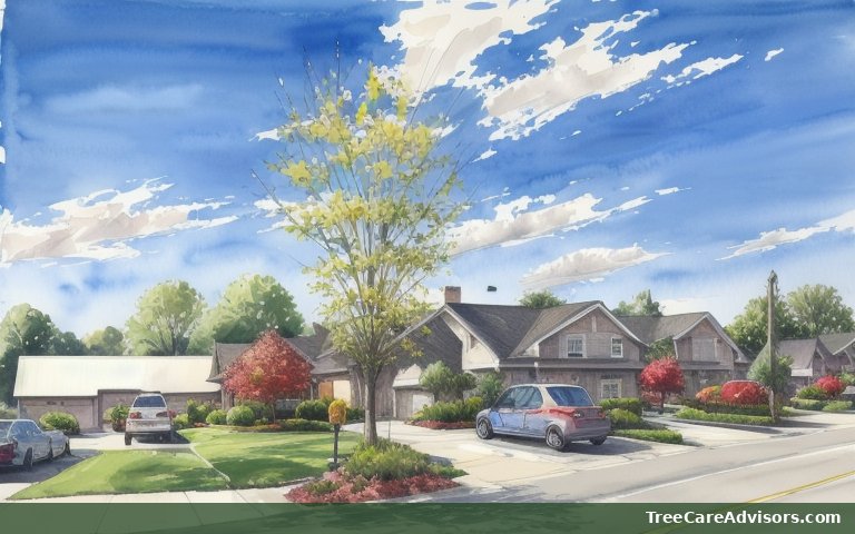 Neighborhood street view in Flagler Beach, FL