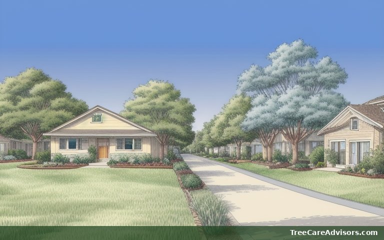 Neighborhood street view in Buckhead, GA