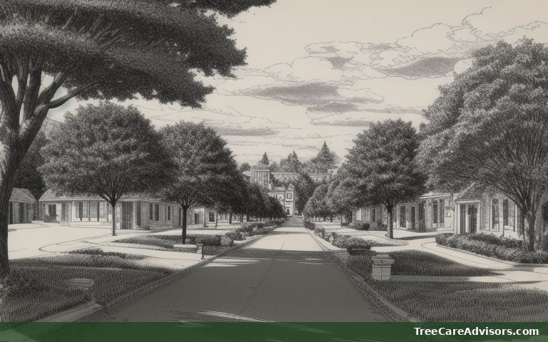 Neighborhood street view in Wayne, IL