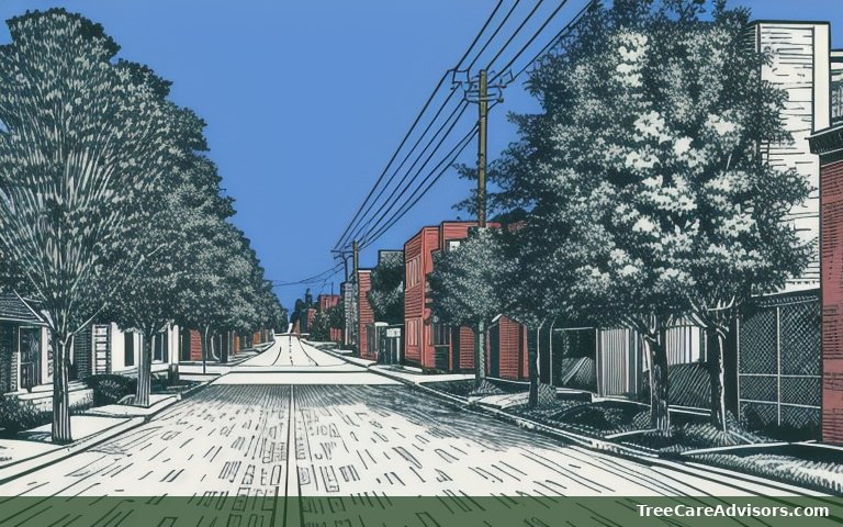 Neighborhood street view in East Lynn, IL