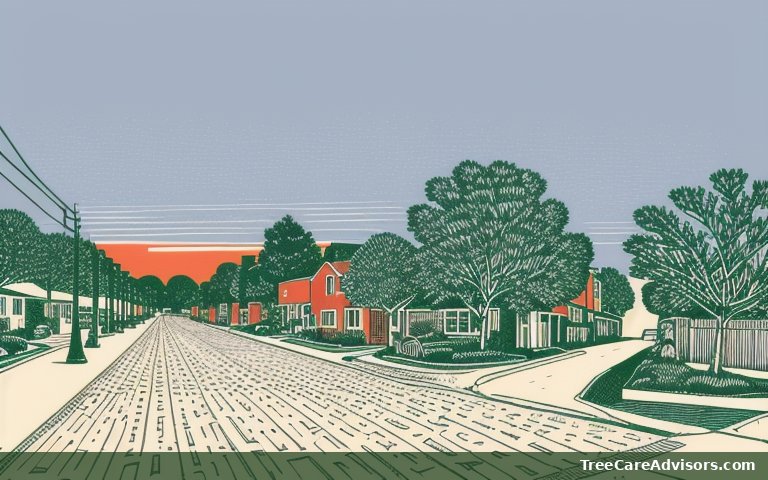 Neighborhood street view in Shueyville, IA