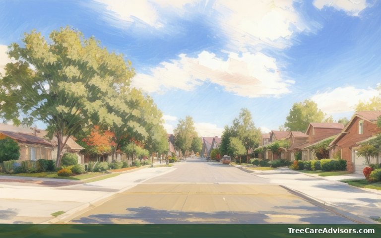 Neighborhood street view in Rolling Fields, KY