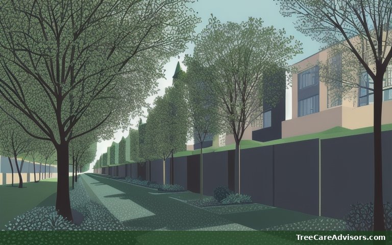 Neighborhood street view in Timonium, MD