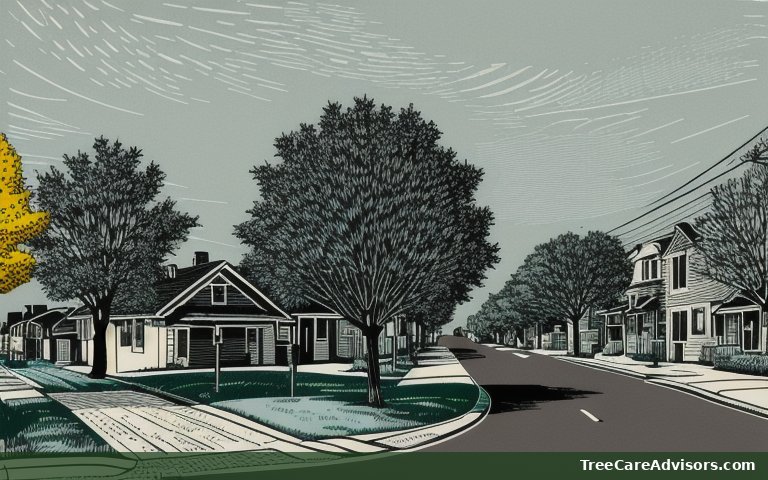 Neighborhood street view in Williston, MD