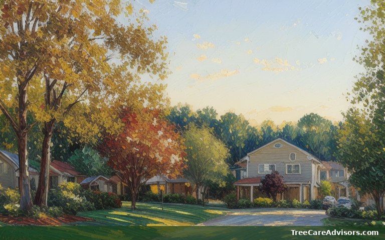 Neighborhood street view in Brandywine, MD