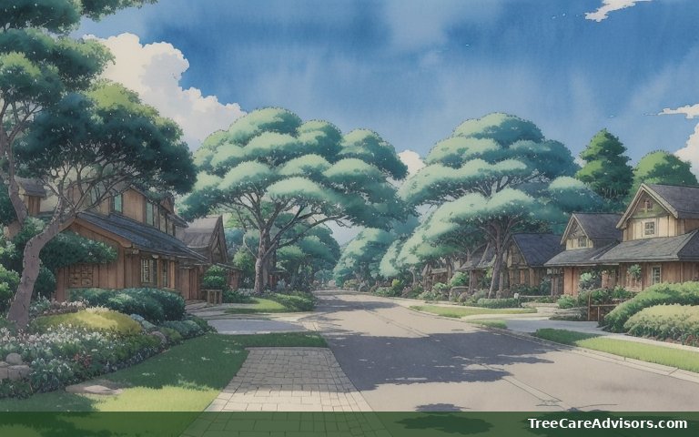 Neighborhood street view in St. Michaels, MD