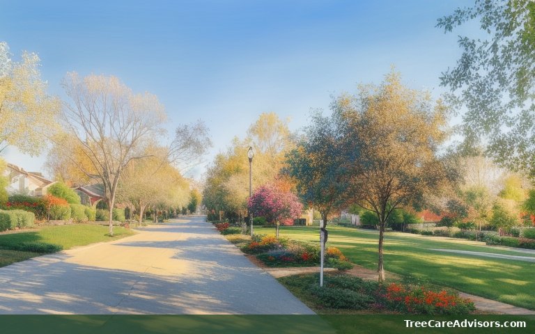 Neighborhood street view in Oak Bluffs, MA