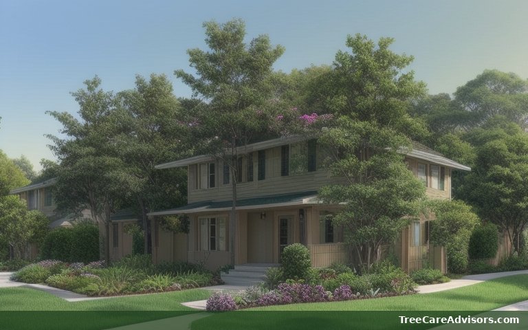 Neighborhood street view in Saugatuck, MI