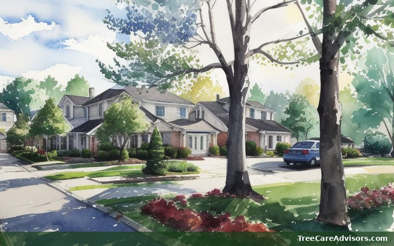 Neighborhood street view in Michiana, MI