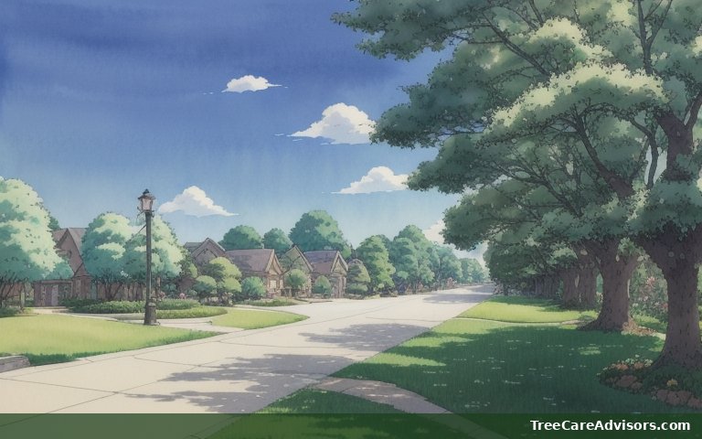 Neighborhood street view in Lamont, MI