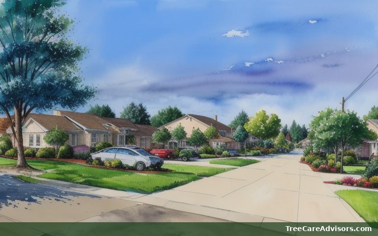 Neighborhood street view in Knife River, MN