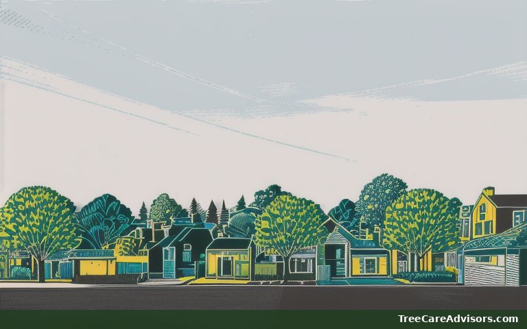 Neighborhood street view in Spokane Creek, MT