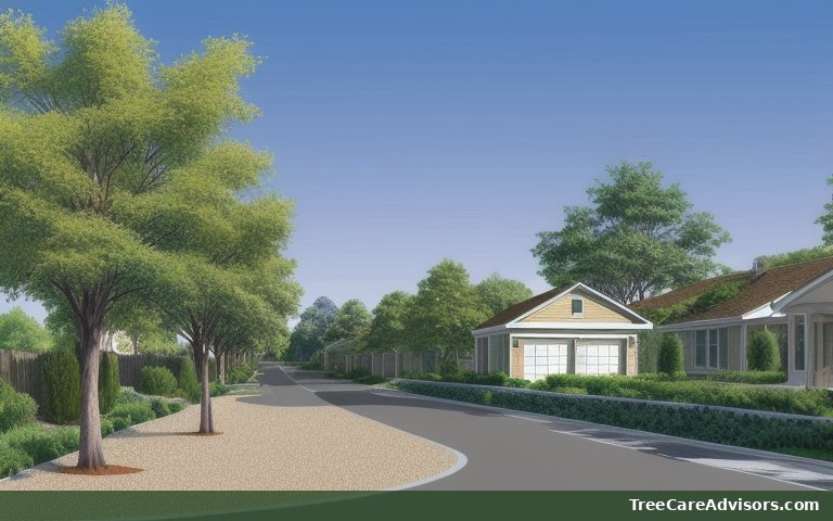 Neighborhood street view in Orchard Homes, MT