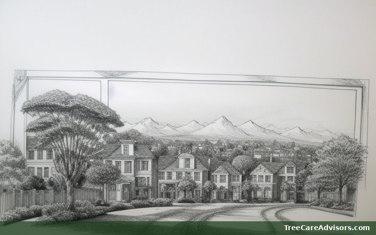 Neighborhood street view in Overland, NE