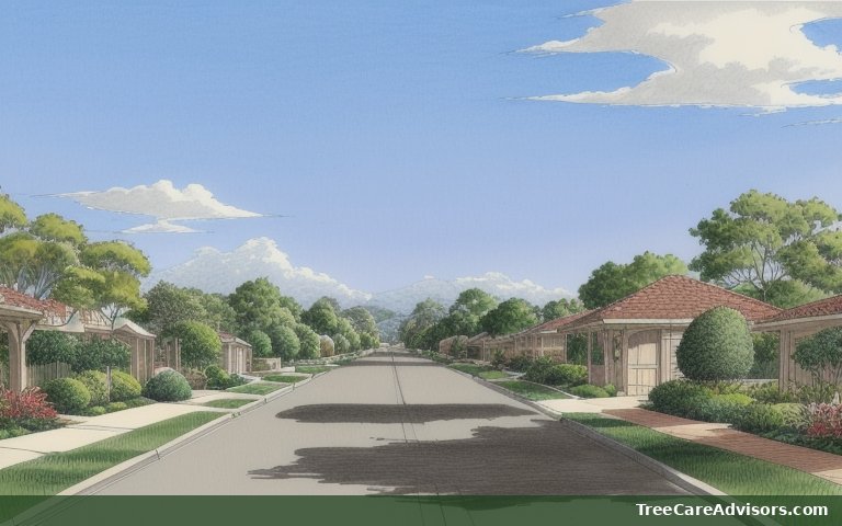 Neighborhood street view in Haddonfield, NJ