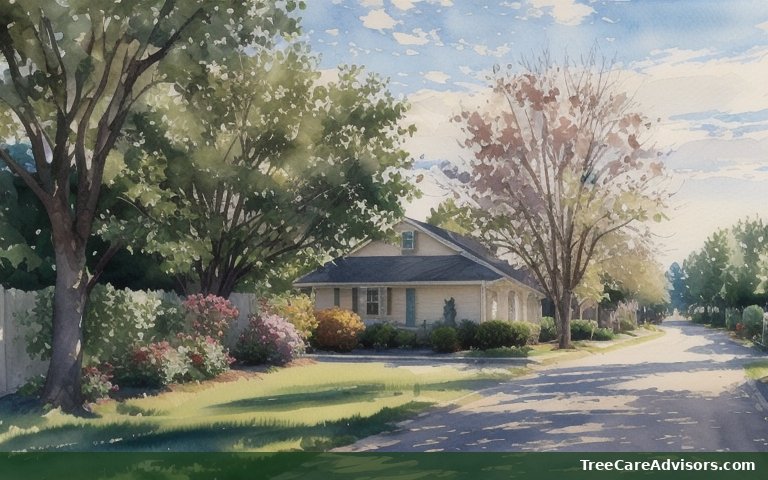 Neighborhood street view in Pine Brook, NJ