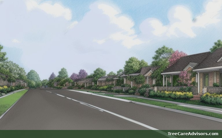 Neighborhood street view in Brookside, NJ