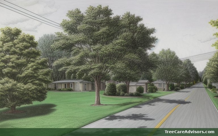 Neighborhood street view in Lake Mohawk, NJ