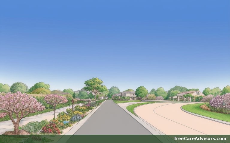 Neighborhood street view in Picacho Hills, NM