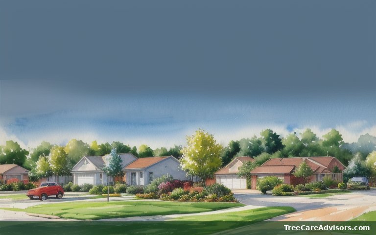 Neighborhood street view in Cañada de los Alamos, NM