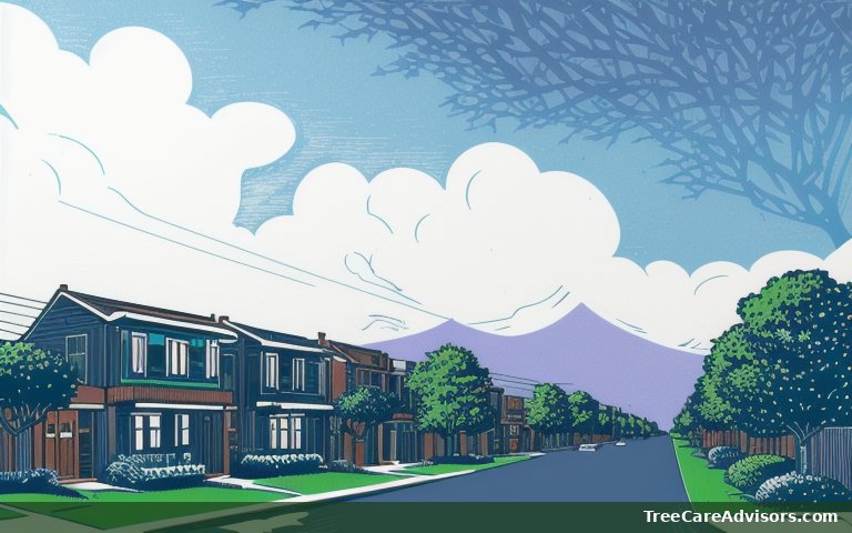 Neighborhood street view in Lake Santeetlah, NC