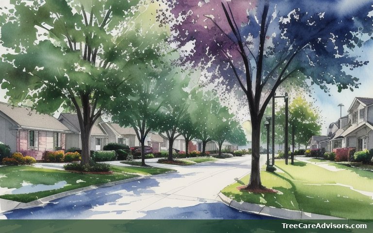 Neighborhood street view in Riverlea, OH