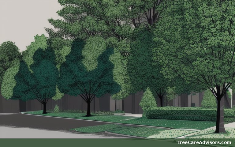 Neighborhood street view in Harbor Hills, OH