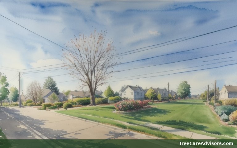 Neighborhood street view in New California, OH