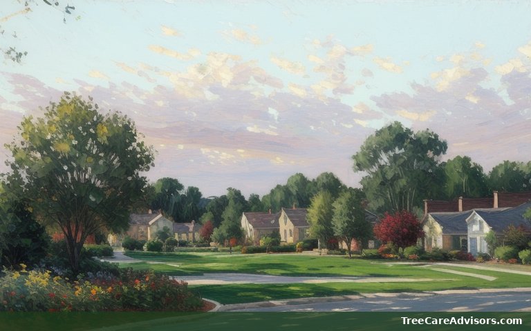 Neighborhood street view in River Point, OR