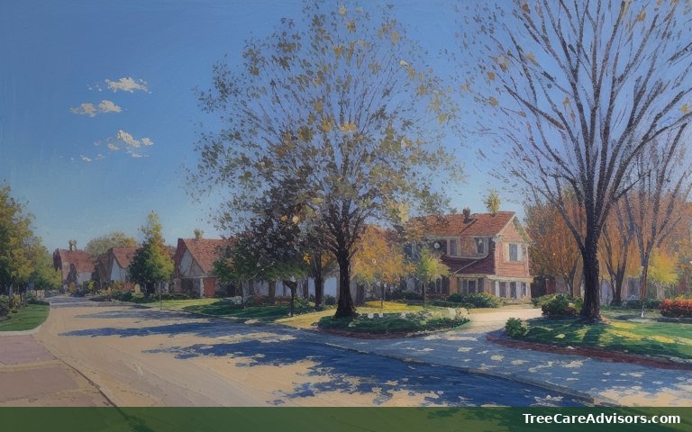 Neighborhood street view in Langhorne, PA