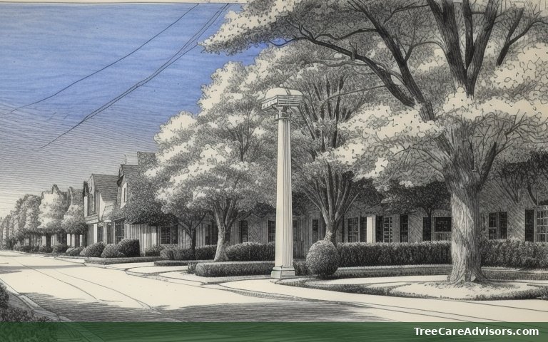 Neighborhood street view in Narberth, PA