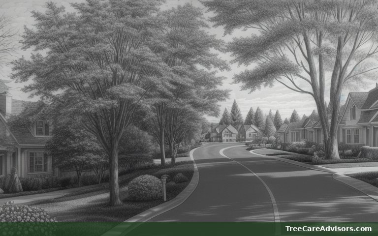 Neighborhood street view in Eagles Mere, PA