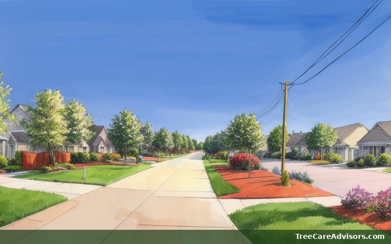 Neighborhood street view in Mountain Plains, SD