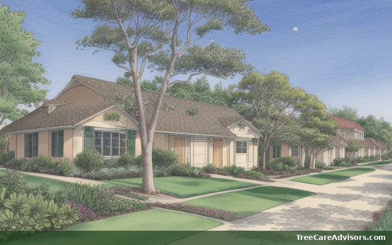 Neighborhood street view in Ridgeside, TN