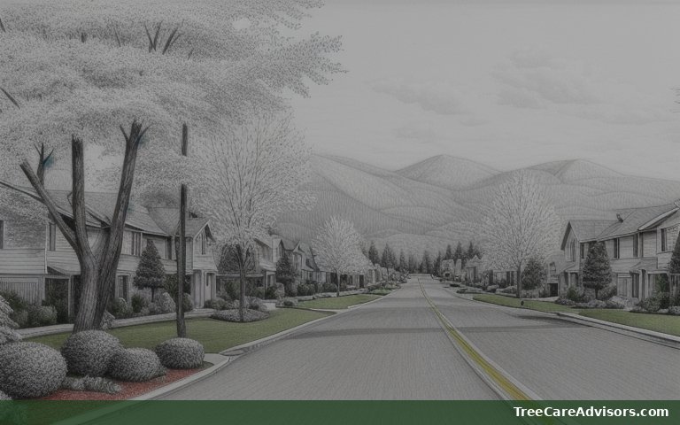 Neighborhood street view in Cottontown, TN