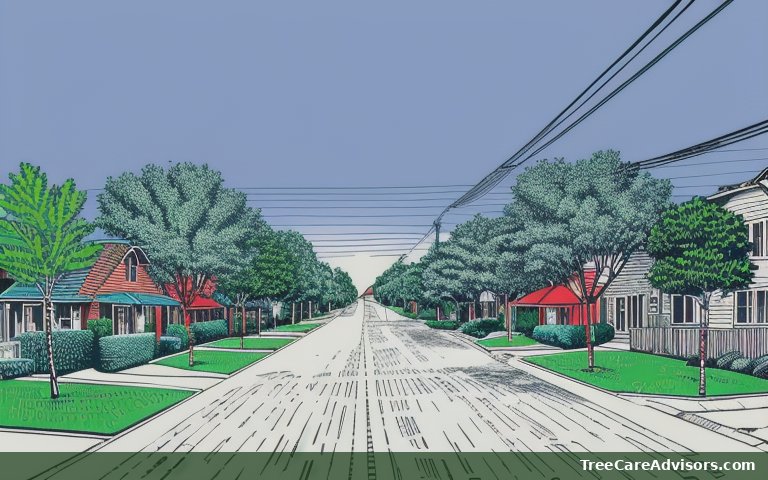 Neighborhood street view in Clear Lake Shores, TX