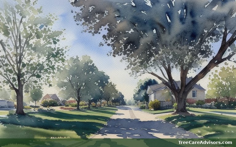 Neighborhood street view in Morgan's Point, TX