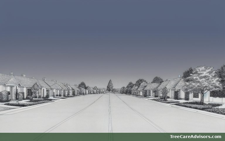 Neighborhood street view in Talty, TX