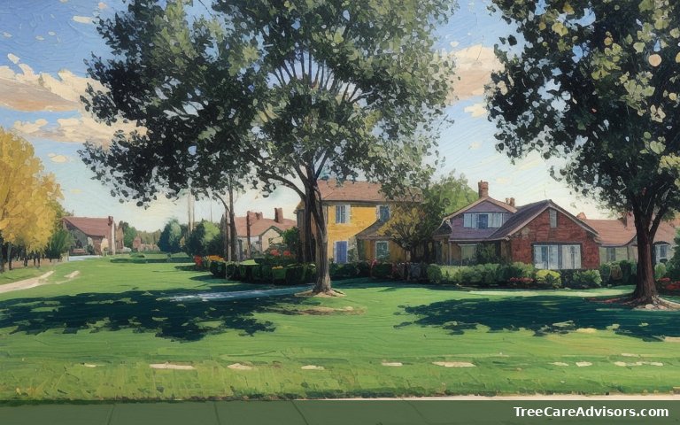 Neighborhood street view in Heath, TX