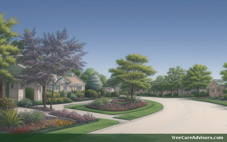 Neighborhood street view in Bee Cave, TX