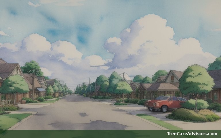 Neighborhood street view in Leander, TX